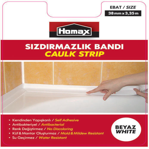 Caulk Strip Series,Bathroom & Kitchen Caulk Strip,Countertop and Wall,Sealant Strip