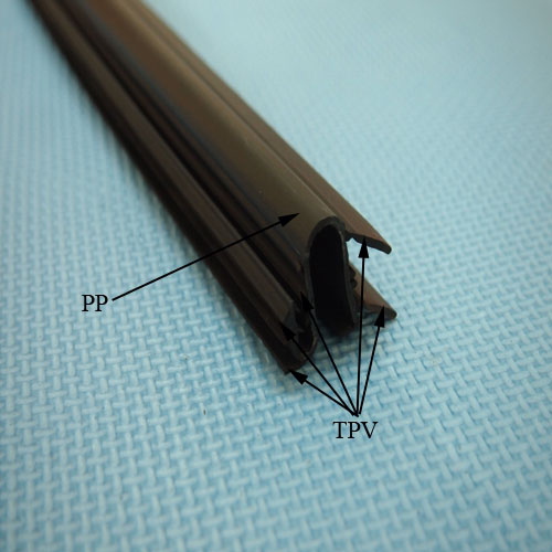 серия пластикового профиля,TPV+ПП профиль,TPV+ПП профиль 04